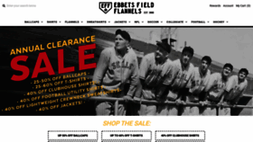 What Ebbets.com website looked like in 2021 (3 years ago)