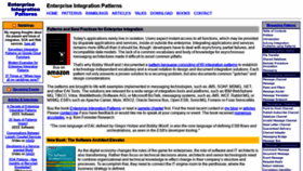 What Enterpriseintegrationpatterns.com website looked like in 2021 (3 years ago)