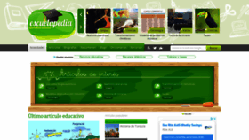 What Escuelapedia.com website looked like in 2021 (3 years ago)