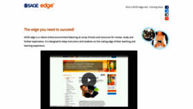 What Edge.sagepub.com website looked like in 2021 (3 years ago)