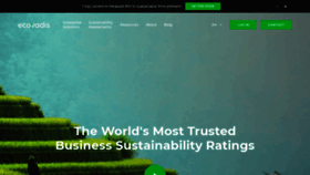What Ecovadis.com website looked like in 2021 (4 years ago)