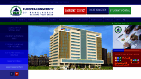 What Eub.edu.bd website looked like in 2021 (3 years ago)