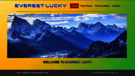 What Everestlucky.com website looked like in 2021 (3 years ago)