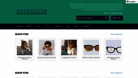 What Eyekeeper.com website looked like in 2021 (3 years ago)