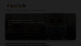 What Experto.de website looked like in 2021 (3 years ago)