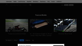 What Electric-skateboard.builders website looked like in 2021 (3 years ago)