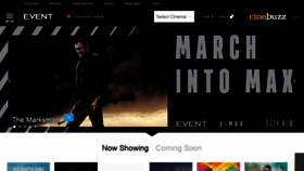 What Eventcinemas.com.au website looked like in 2021 (3 years ago)