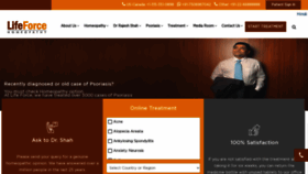 What E-psoriasis.com website looked like in 2021 (3 years ago)