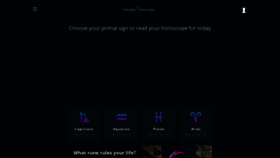 What Everydayhoroscopes.com website looked like in 2021 (4 years ago)