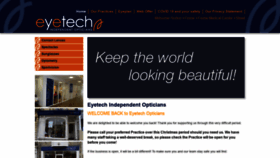 What Eyetech-opticians.co.uk website looked like in 2021 (3 years ago)