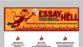 What Essayhell.com website looked like in 2021 (3 years ago)