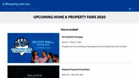 What Expo.iproperty.com website looked like in 2021 (3 years ago)