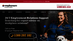 What Employsure.com.au website looked like in 2021 (3 years ago)
