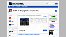 What Engineerwing.com website looked like in 2021 (3 years ago)