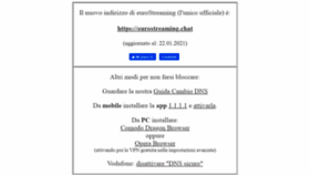 What Eurostreaming-nuovo-indirizzo.info website looked like in 2021 (3 years ago)
