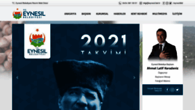 What Eynesil.bel.tr website looked like in 2021 (3 years ago)