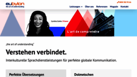 What Eubylon.de website looked like in 2021 (3 years ago)