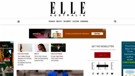 What Elle.com.au website looked like in 2021 (3 years ago)