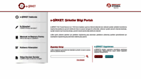 What E-sirket.mkk.com.tr website looked like in 2021 (3 years ago)