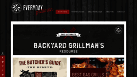 What Everydaygrillman.com website looked like in 2021 (3 years ago)