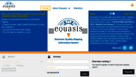 What Equasis.org website looked like in 2021 (3 years ago)