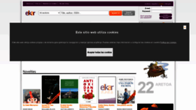 What Elkar.eus website looked like in 2021 (5 years ago)
