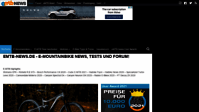 What Emtb-news.de website looked like in 2021 (3 years ago)