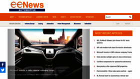 What Eenewsautomotive.com website looked like in 2021 (3 years ago)