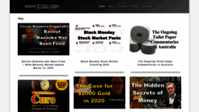 What Ezau.com website looked like in 2021 (3 years ago)