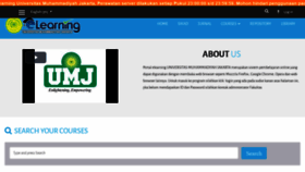 What Elearning.umj.ac.id website looked like in 2021 (3 years ago)