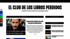 What Elclubdeloslibrosperdidos.org website looked like in 2021 (3 years ago)
