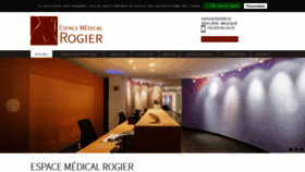 What Espacemedicalrogier.be website looked like in 2021 (3 years ago)