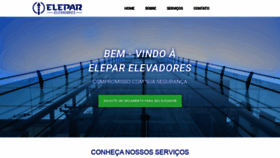 What Eleparelevadores.com.br website looked like in 2021 (3 years ago)