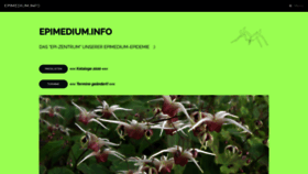What Epimedium.info website looked like in 2021 (3 years ago)