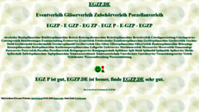 What Egzp.de website looked like in 2021 (3 years ago)