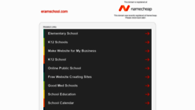 What Eramschool.com website looked like in 2021 (3 years ago)