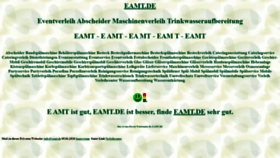 What Eamt.de website looked like in 2021 (3 years ago)