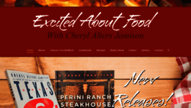 What Excitedaboutfood.com website looked like in 2021 (3 years ago)