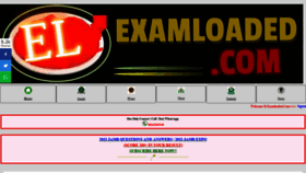 What Examloaded.net website looked like in 2021 (3 years ago)