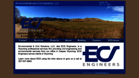 What Ecsengineers.net website looked like in 2021 (4 years ago)