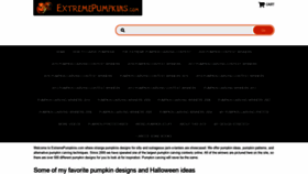 What Extremepumpkins.com website looked like in 2021 (3 years ago)