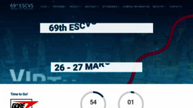 What Escvs2020.com website looked like in 2021 (3 years ago)