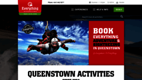 What Everythingqueenstown.co.nz website looked like in 2021 (3 years ago)