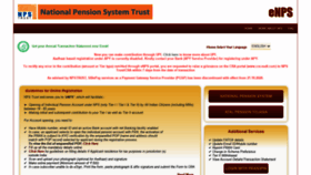 What Enps.nsdl.com website looked like in 2021 (4 years ago)