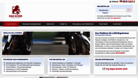 What Equi-score.de website looked like in 2021 (3 years ago)