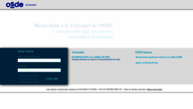 What Extranet.osde.com.ar website looked like in 2021 (3 years ago)