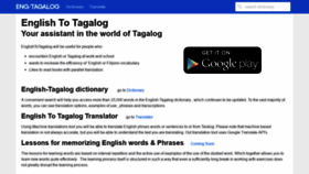 What Englishtotagalog.org website looked like in 2021 (3 years ago)