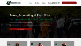 What Enesicpa.com website looked like in 2021 (4 years ago)