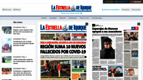 What Estrellaiquique.cl website looked like in 2021 (3 years ago)