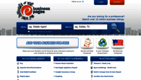 What Ebusinesspages.com website looked like in 2021 (3 years ago)